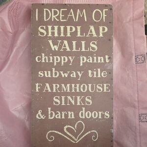 Primitives by Kathy Brown and Cream Farmhouse Sign